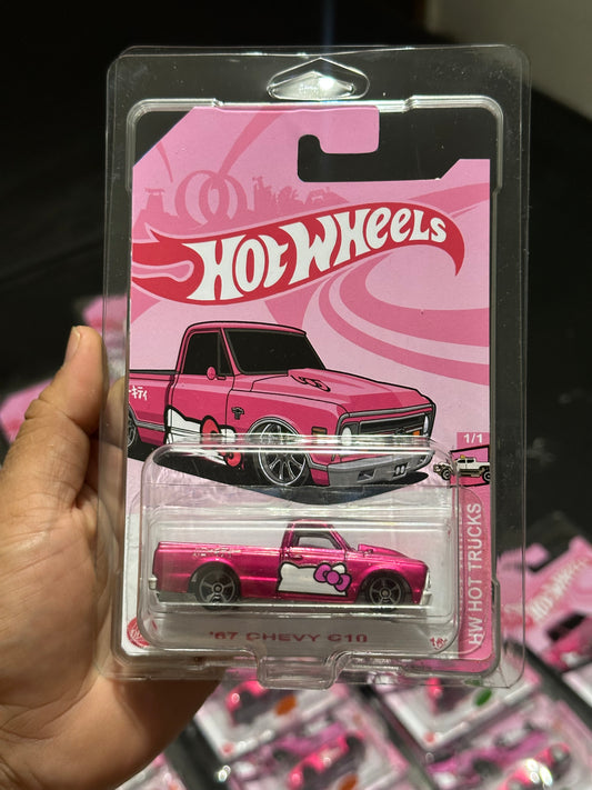 1967 Chevy C10 candy hello kitty hot wheels