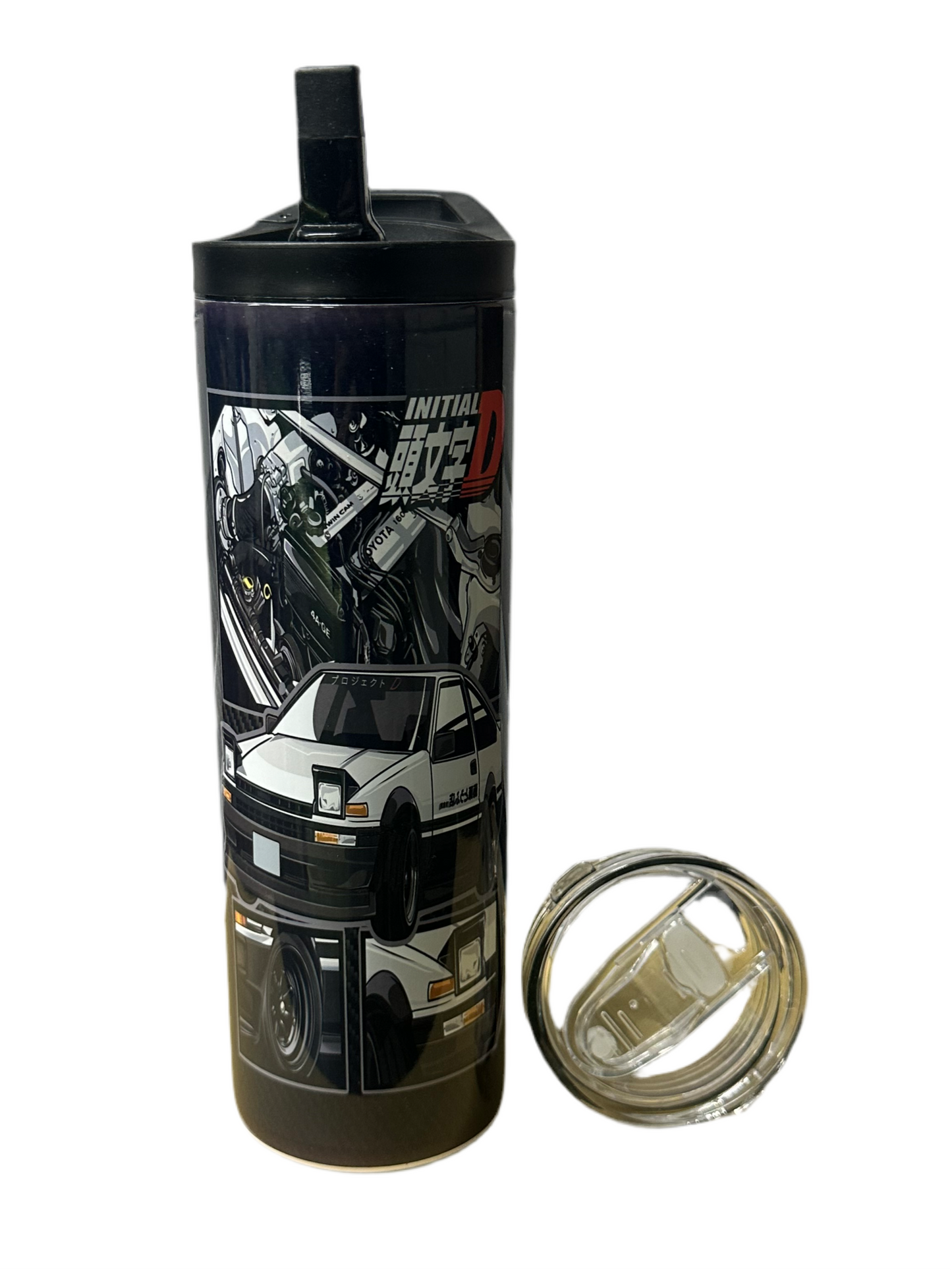 Initial D carbon tumbler