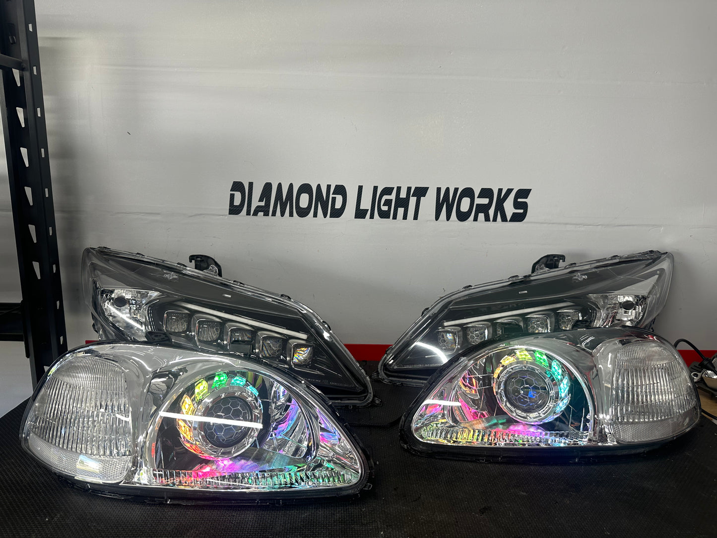 1997-1998 Honda Civic Retrofit Headlights