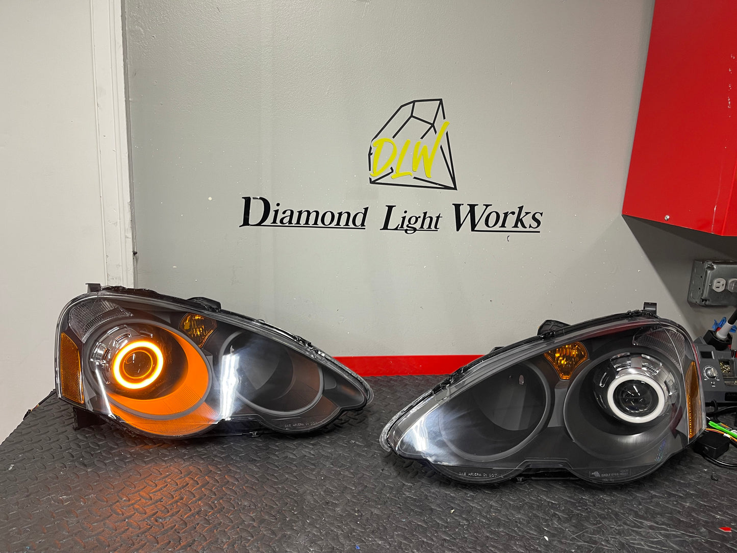 02-04 Acura Rsx Retrofit Headlights