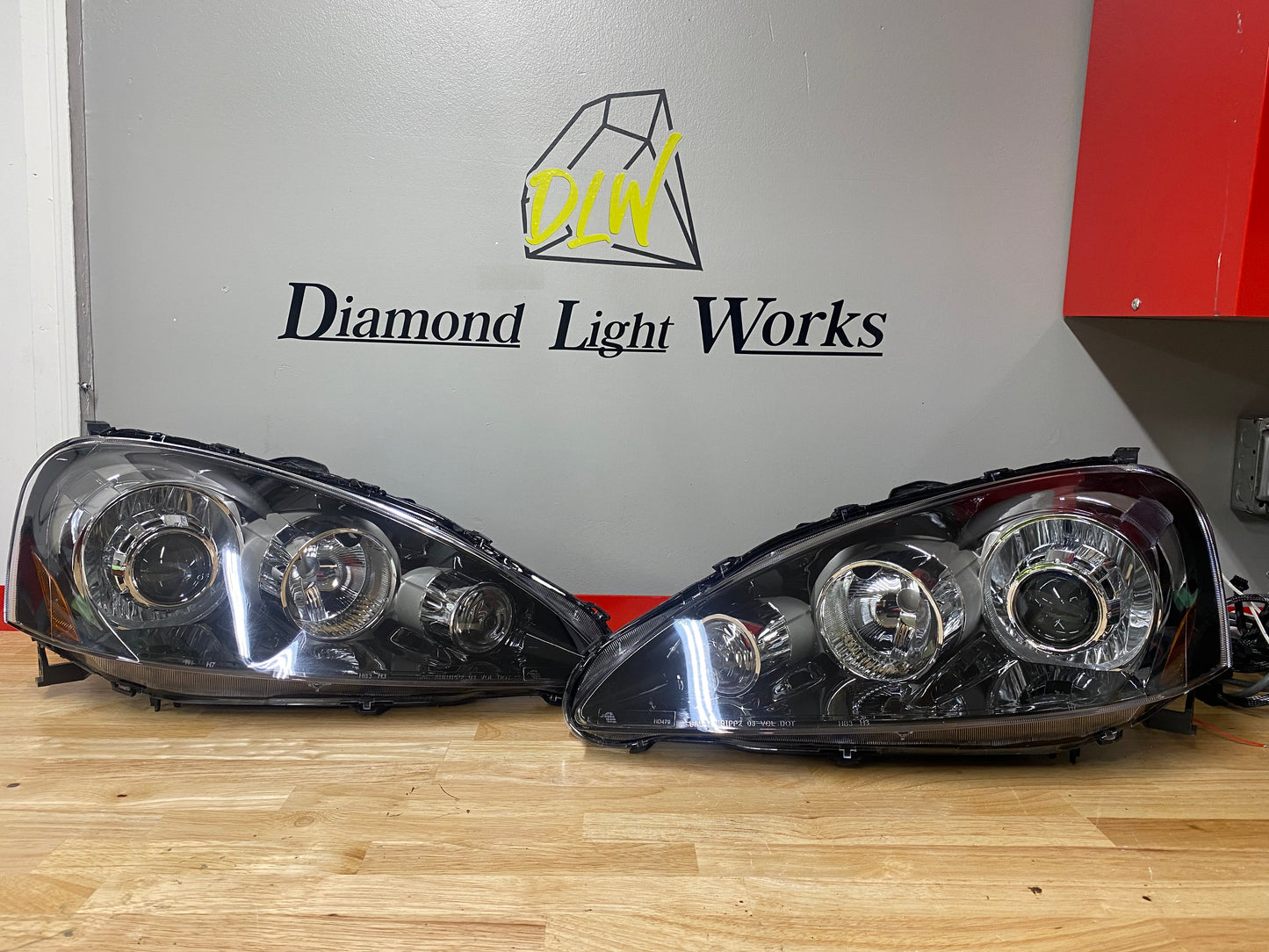 2005-2006 Acura rsx Projector Retrofit Headlights