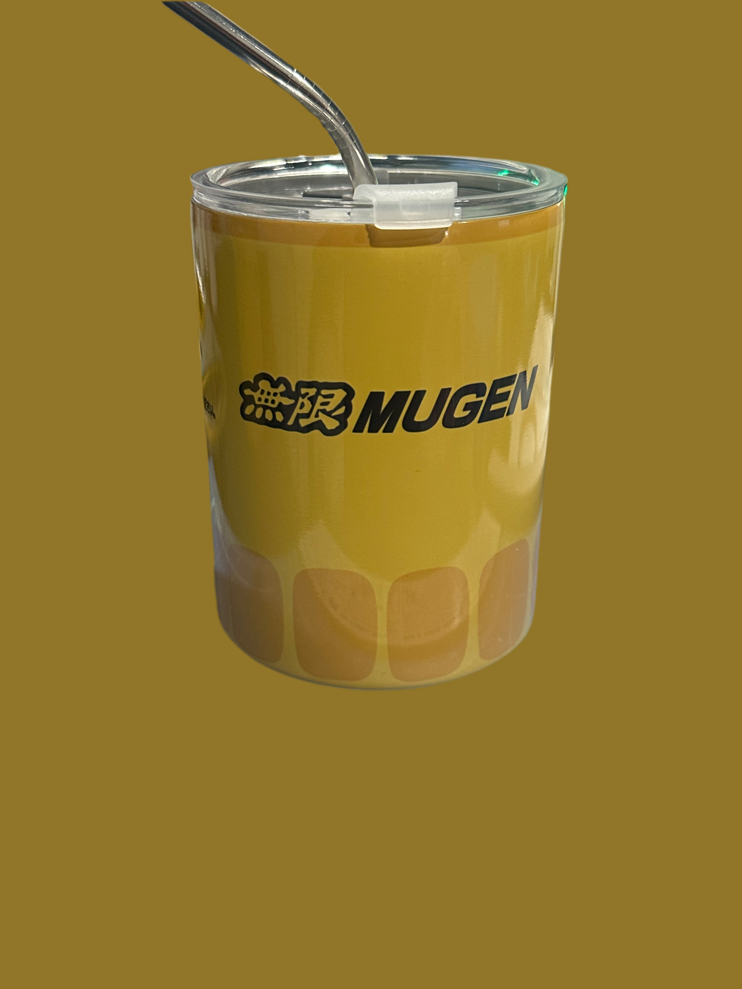 Mugen oil filter cup tumbler