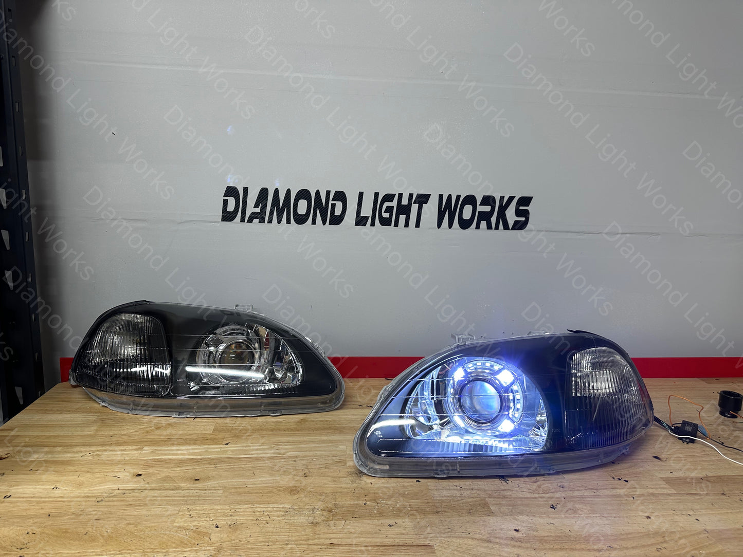 1997-1998 Honda Civic Retrofit Headlights